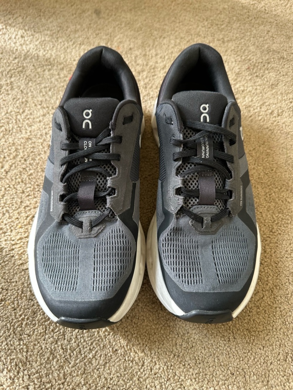 On Running Gray/Black Women's Sneakers